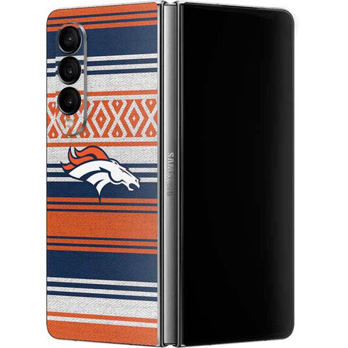 NFL Denver Broncos Trailblazer Galaxy Z Fold4 5G Skin