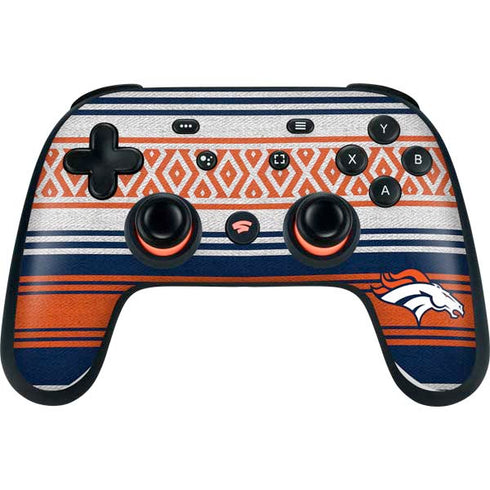 NFL Denver Broncos Trailblazer Google Stadia Controller Skin