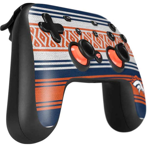 NFL Denver Broncos Trailblazer Google Stadia Controller Skin