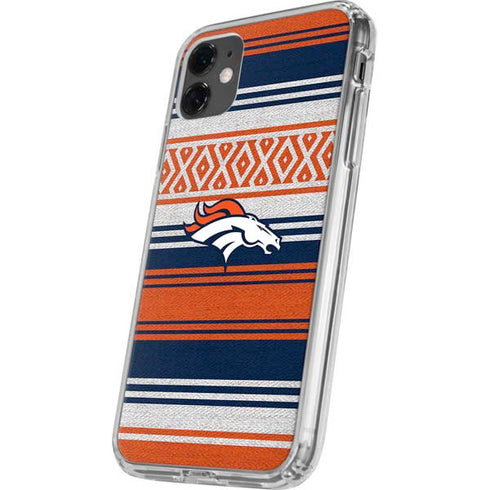 NFL Denver Broncos Trailblazer iPhone 11 Clear Case