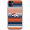 NFL Denver Broncos Trailblazer iPhone 11 Clear Case