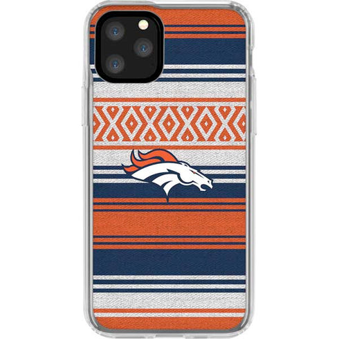 NFL Denver Broncos Trailblazer iPhone 11 Pro Clear Case