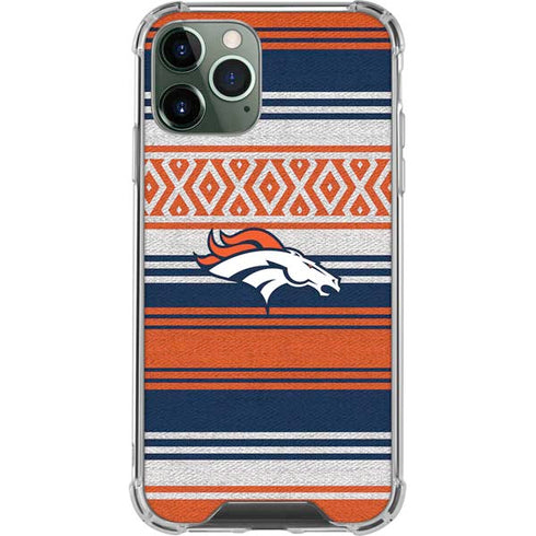 NFL Denver Broncos Trailblazer iPhone 11 Pro Max Clear Case