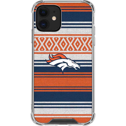 NFL Denver Broncos Trailblazer iPhone 12 Mini Clear Case