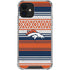 NFL Denver Broncos Trailblazer iPhone 12 Mini Clear Case