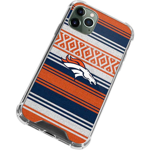 NFL Denver Broncos Trailblazer iPhone 12 Pro Clear Case