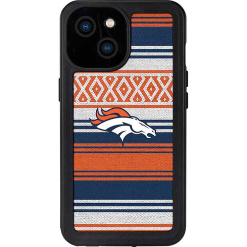 NFL Denver Broncos Trailblazer iPhone 13 Mini Waterproof Case
