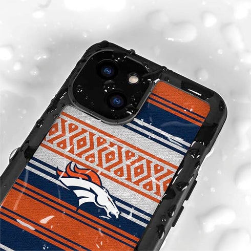 NFL Denver Broncos Trailblazer iPhone 13 Mini Waterproof Case