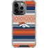 NFL Denver Broncos Trailblazer iPhone 13 Pro Clear Case