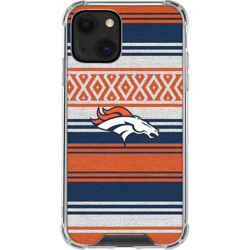 NFL Denver Broncos Trailblazer iPhone 14 Clear Case