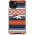 NFL Denver Broncos Trailblazer iPhone 14 Clear Case