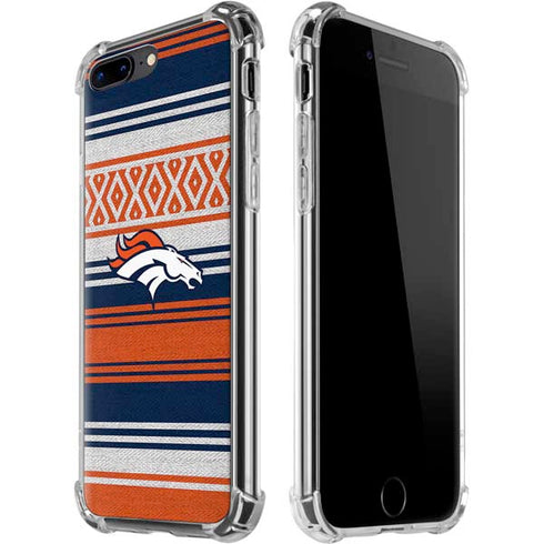 NFL Denver Broncos Trailblazer iPhone 7/8 Plus Clear Case