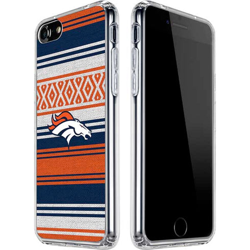 NFL Denver Broncos Trailblazer iPhone SE (2nd & 3rd Gen) Clear Case