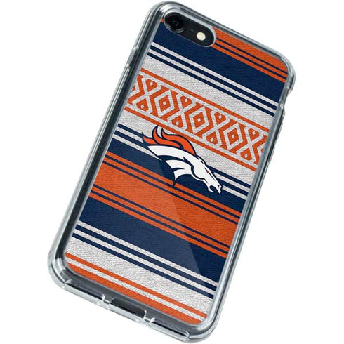 NFL Denver Broncos Trailblazer iPhone SE (2nd & 3rd Gen) Clear Case