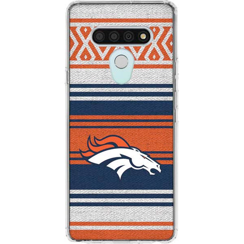 NFL Denver Broncos Trailblazer LG Stylo 6 Clear Case