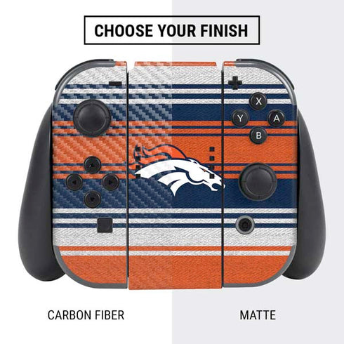 NFL Denver Broncos Trailblazer Nintendo Switch Bundle Skin