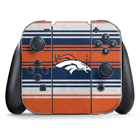 NFL Denver Broncos Trailblazer Nintendo Switch (2017-2021) Joy-Con Controller Skin