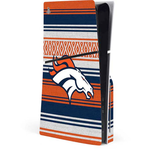NFL Denver Broncos Trailblazer PS5 Slim Disk Console Skin