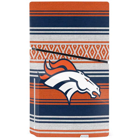 NFL Denver Broncos Trailblazer PS5 Slim Disk Console Skin