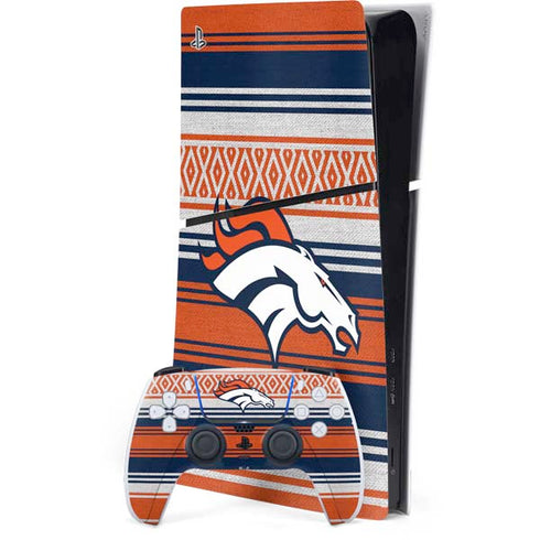 NFL Denver Broncos Trailblazer PS5 Slim Digital Edition Bundle Skin