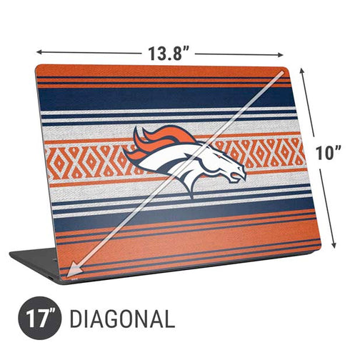 NFL Denver Broncos Trailblazer Universal Laptop 17in (13.8 x 10in) Skin