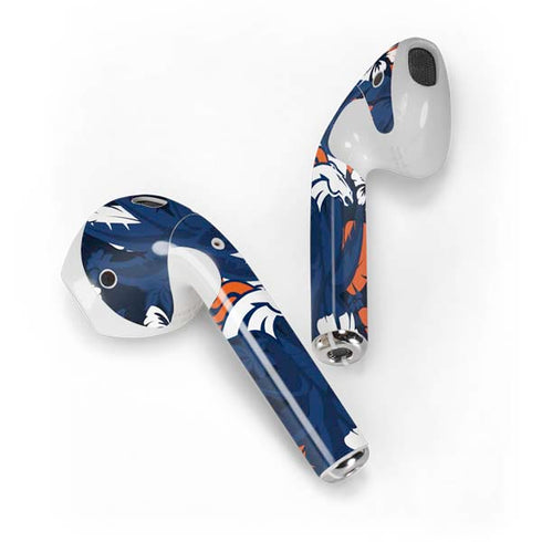 NFL Denver Broncos Tropical Print Apple AirPods Skin