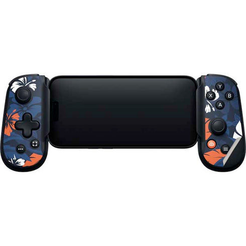 NFL Denver Broncos Tropical Print Backbone One for iPhone Game Controller Skin