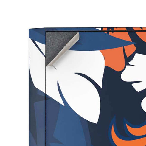 NFL Denver Broncos Tropical Print Corsair 4000D Tempered Glass Mid-Tower ATX Case Skin