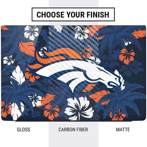 NFL Denver Broncos Tropical Print Dell Vostro Skin
