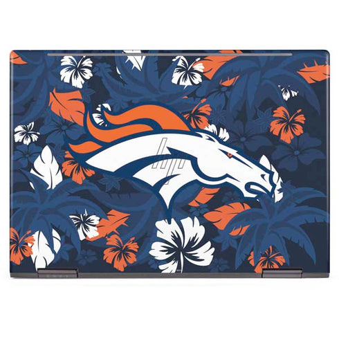 NFL Denver Broncos Tropical Print HP Envy Skin
