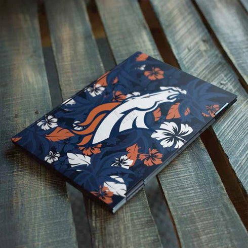 NFL Denver Broncos Tropical Print HP Envy Skin