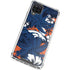 NFL Denver Broncos Tropical Print Galaxy A12 Clear Case