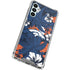 NFL Denver Broncos Tropical Print Galaxy A13 5G Clear Case