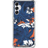 NFL Denver Broncos Tropical Print Galaxy A14 5G Clear Case