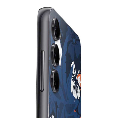 NFL Denver Broncos Tropical Print Galaxy A14 5G Skin
