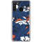 NFL Denver Broncos Tropical Print Galaxy A21 Clear Case