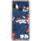 NFL Denver Broncos Tropical Print Galaxy A30 Clear Case