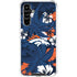 NFL Denver Broncos Tropical Print Galaxy A54 5G Clear Case