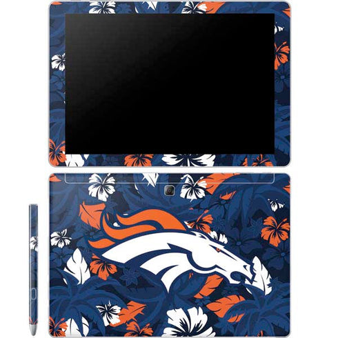 NFL Denver Broncos Tropical Print Galaxy Book 12in Skin