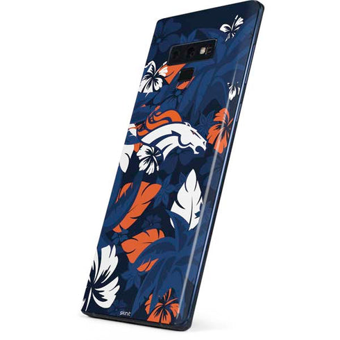 NFL Denver Broncos Tropical Print Galaxy Note 9 Skin