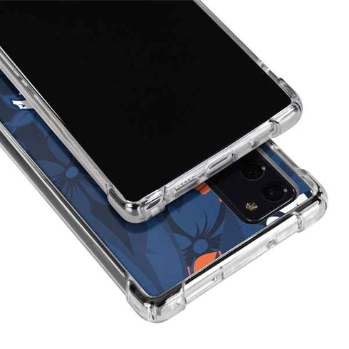 NFL Denver Broncos Tropical Print Galaxy Note20 5G Clear Case