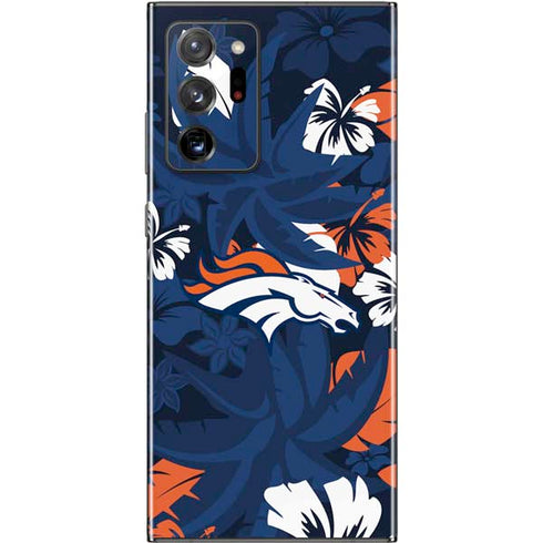 NFL Denver Broncos Tropical Print Galaxy Note20 Ultra 5G Skin