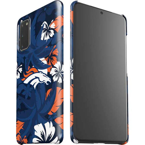 NFL Denver Broncos Tropical Print Galaxy S20 Lite Case