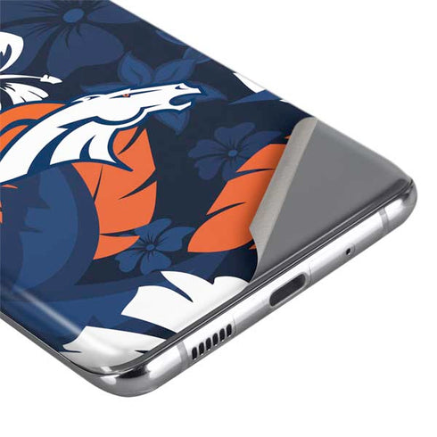 NFL Denver Broncos Tropical Print Galaxy S20 Ultra 5G Skin