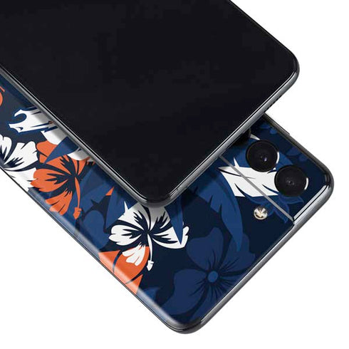 NFL Denver Broncos Tropical Print Galaxy S21 Plus 5G Skin