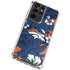 NFL Denver Broncos Tropical Print Galaxy S21 Ultra 5G Clear Case