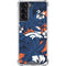NFL Denver Broncos Tropical Print Galaxy S22 Clear Case