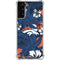 NFL Denver Broncos Tropical Print Galaxy S22 Plus Clear Case