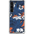 NFL Denver Broncos Tropical Print Galaxy S23 Clear Case