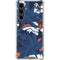 NFL Denver Broncos Tropical Print Galaxy S23 FE Clear Case